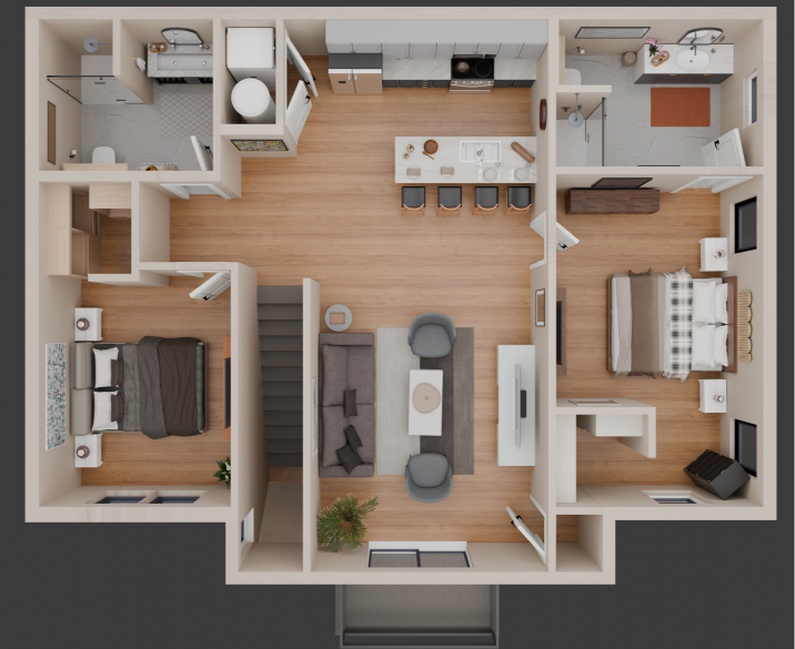 The Perfect Two Bedroom