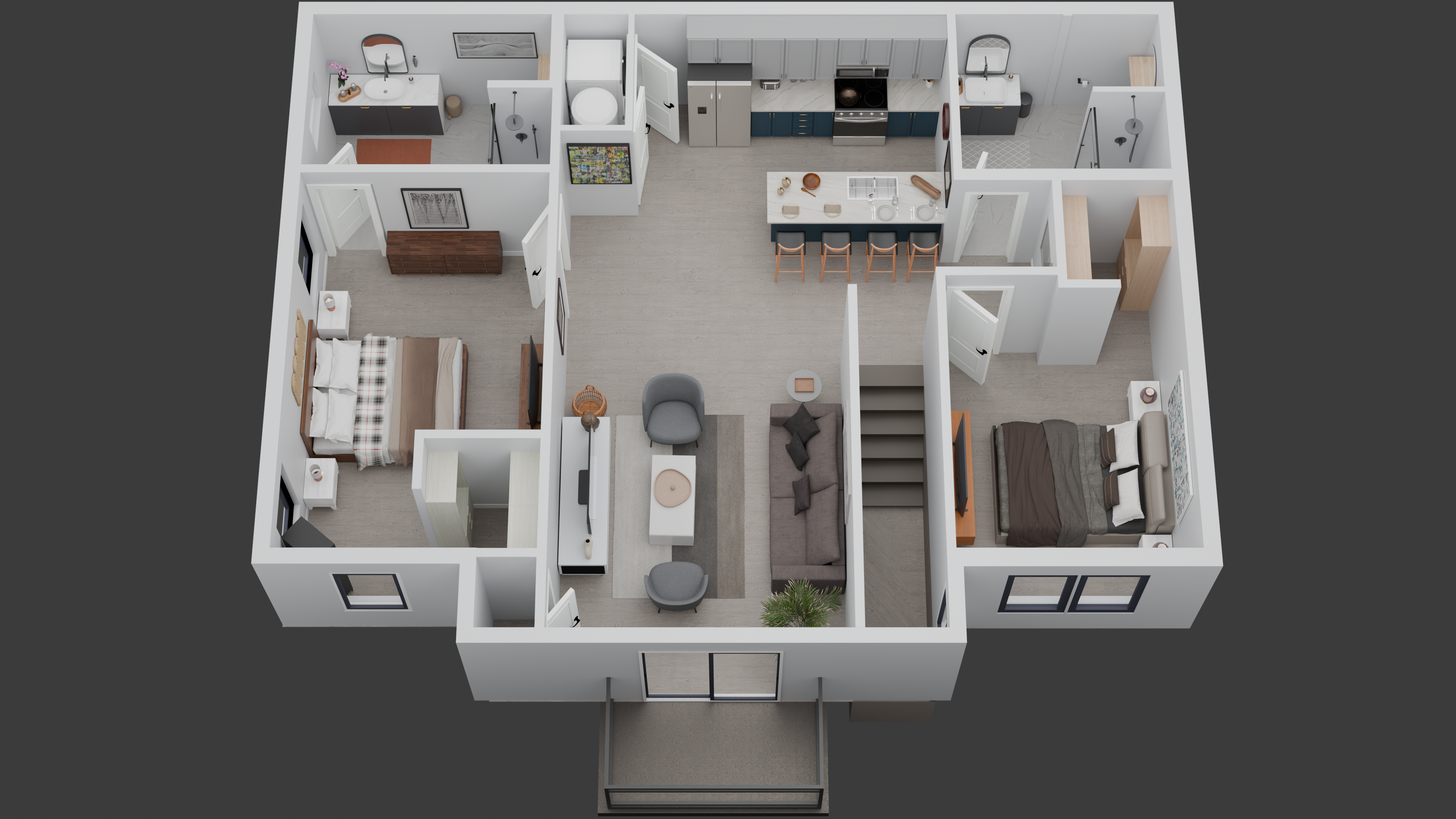 The Perfect Two Bedroom